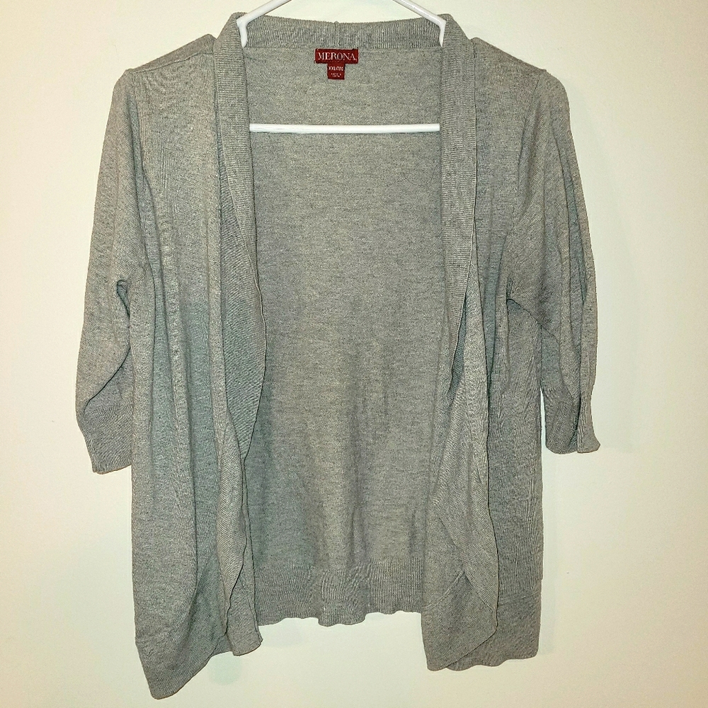 5 for $25!  Merona gray cardigan